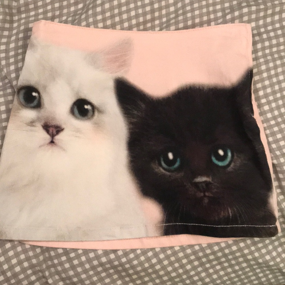 Kids H & M cat skirt